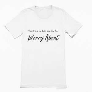 Plus Size Unisex Don’t Worry Black & White Streetwear T-Shirt